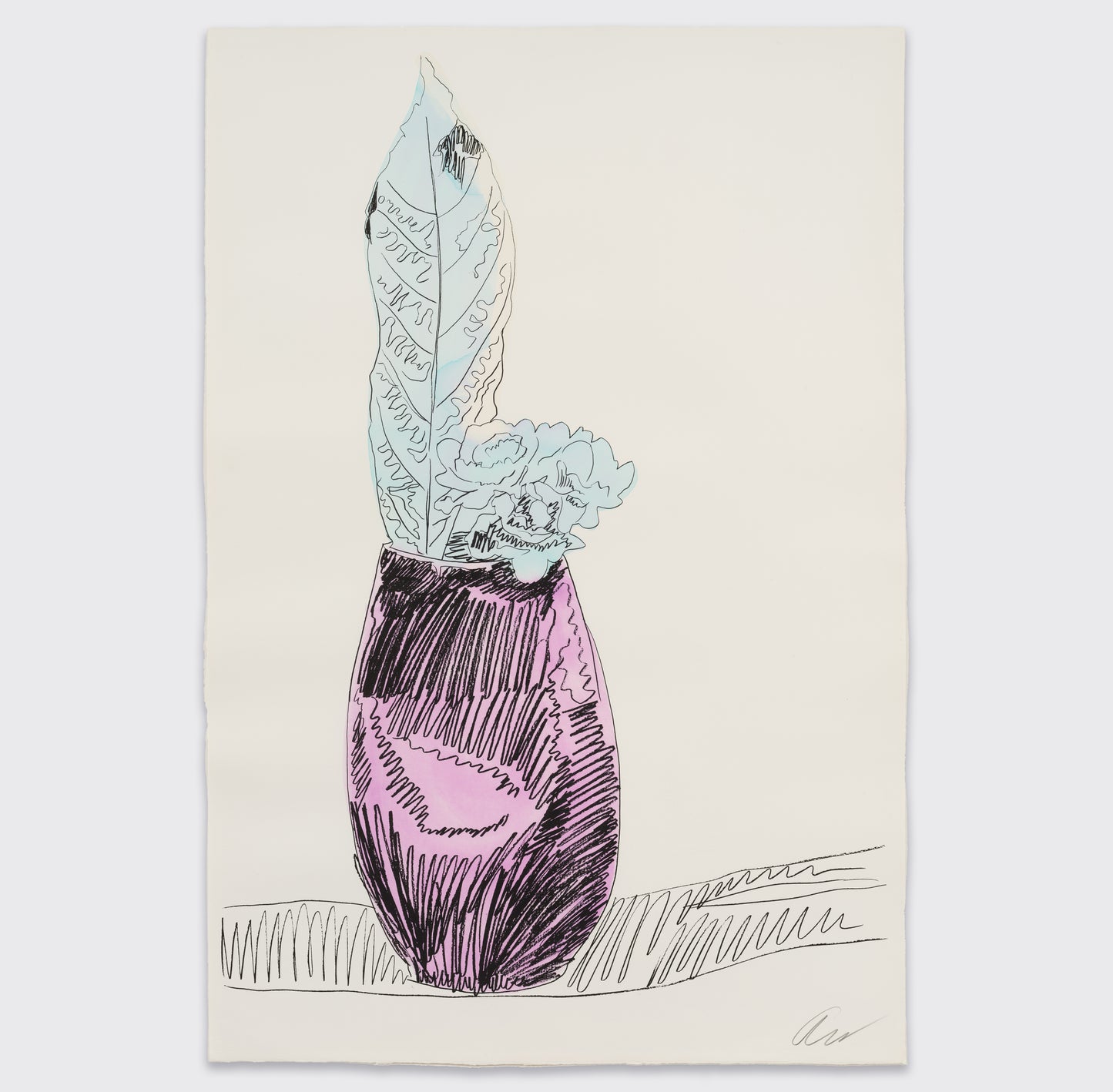 Andy Warhol: Flowers (Hand Colored) No. 10