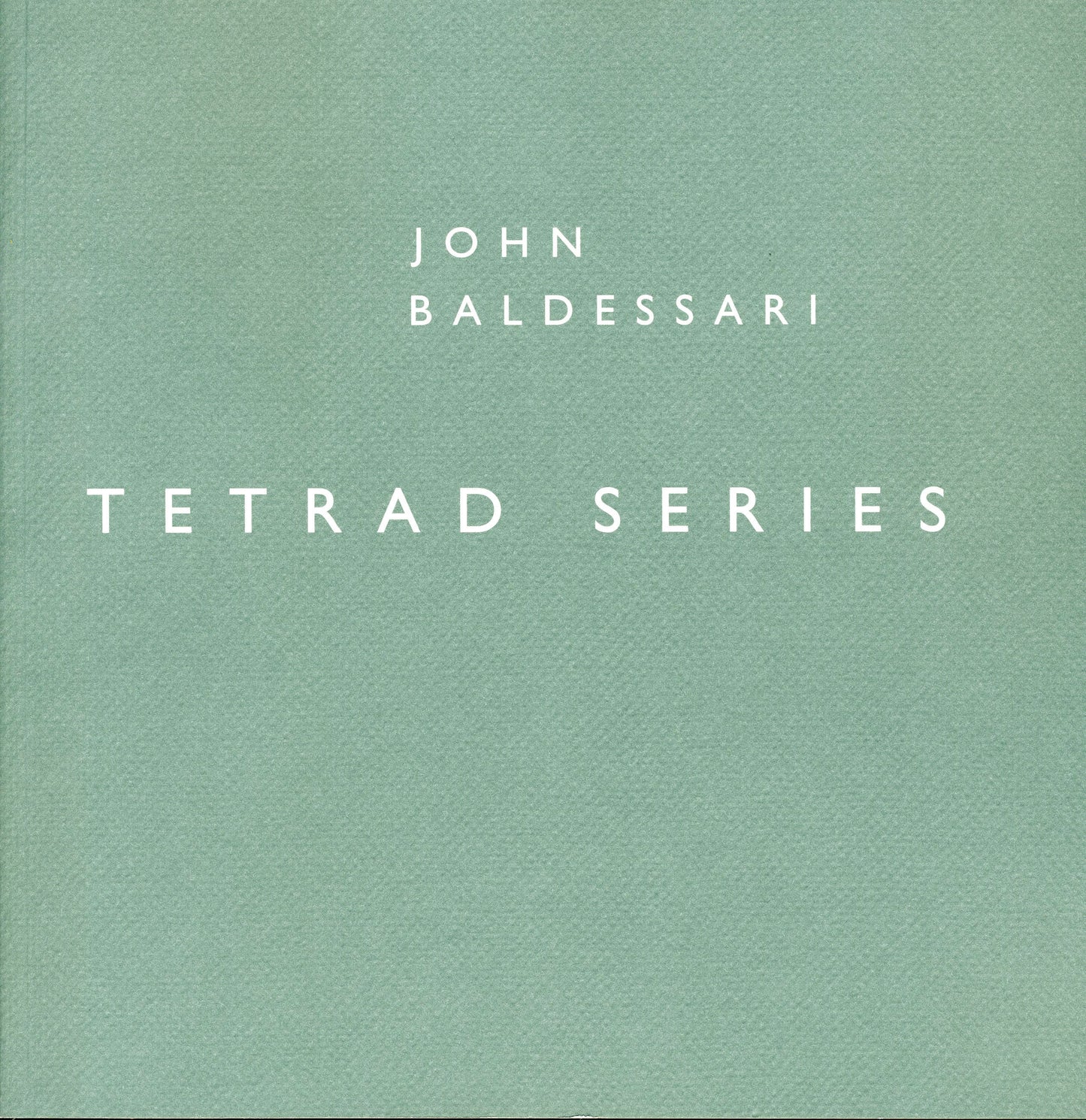 John Baldessari: Tetrad Series