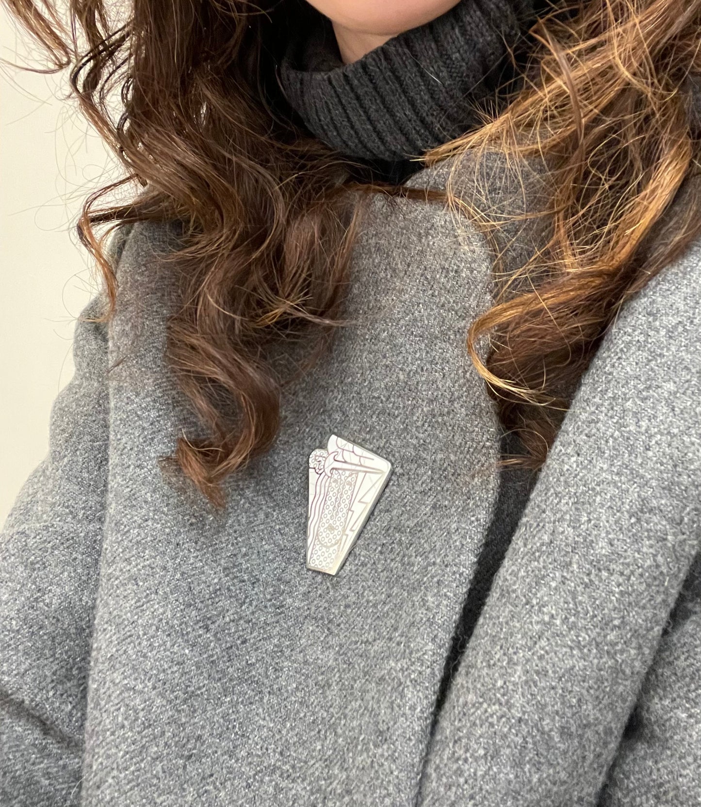 Roy Lichtenstein: Small Modern Head Pin