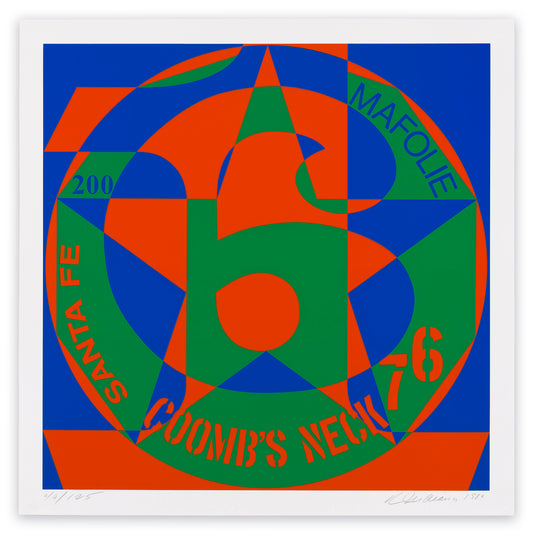 Robert Indiana: Decade: Autoportraits #6, 1980