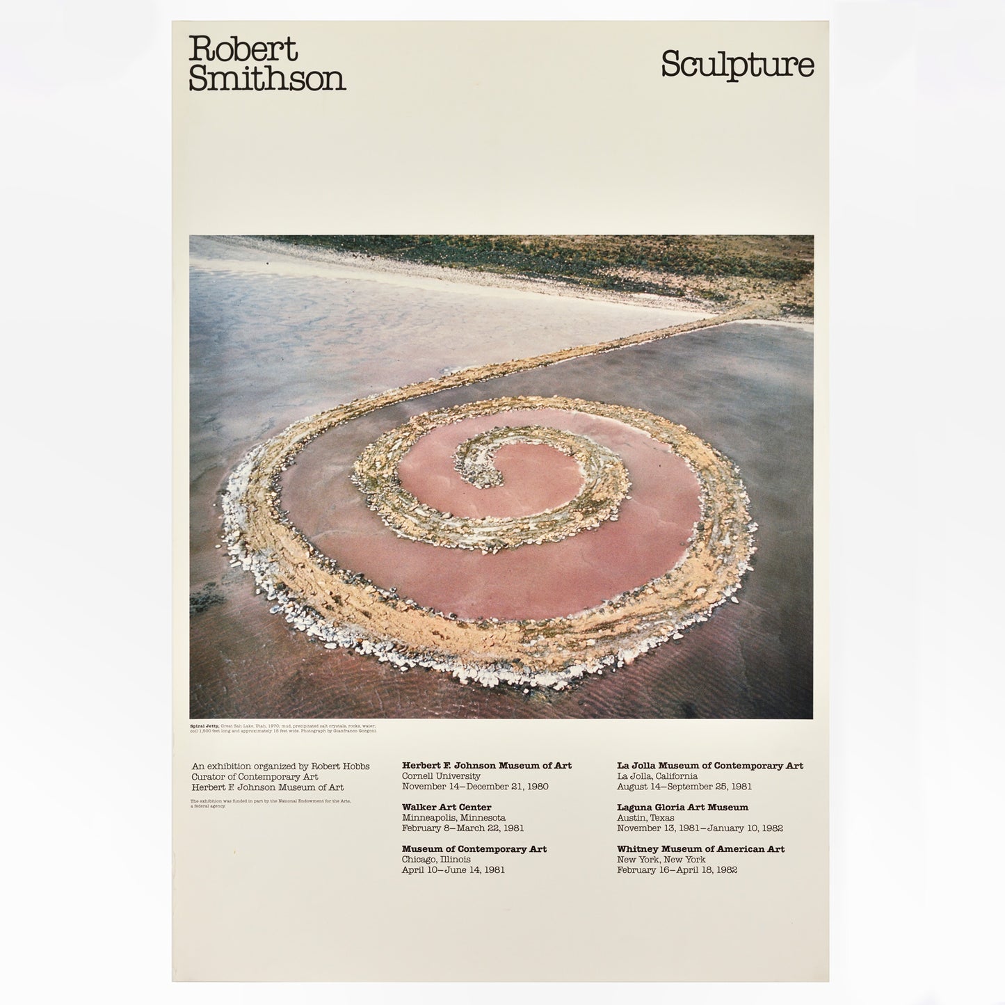 Robert Smithson: Sculpture curated by Robert Hobbs