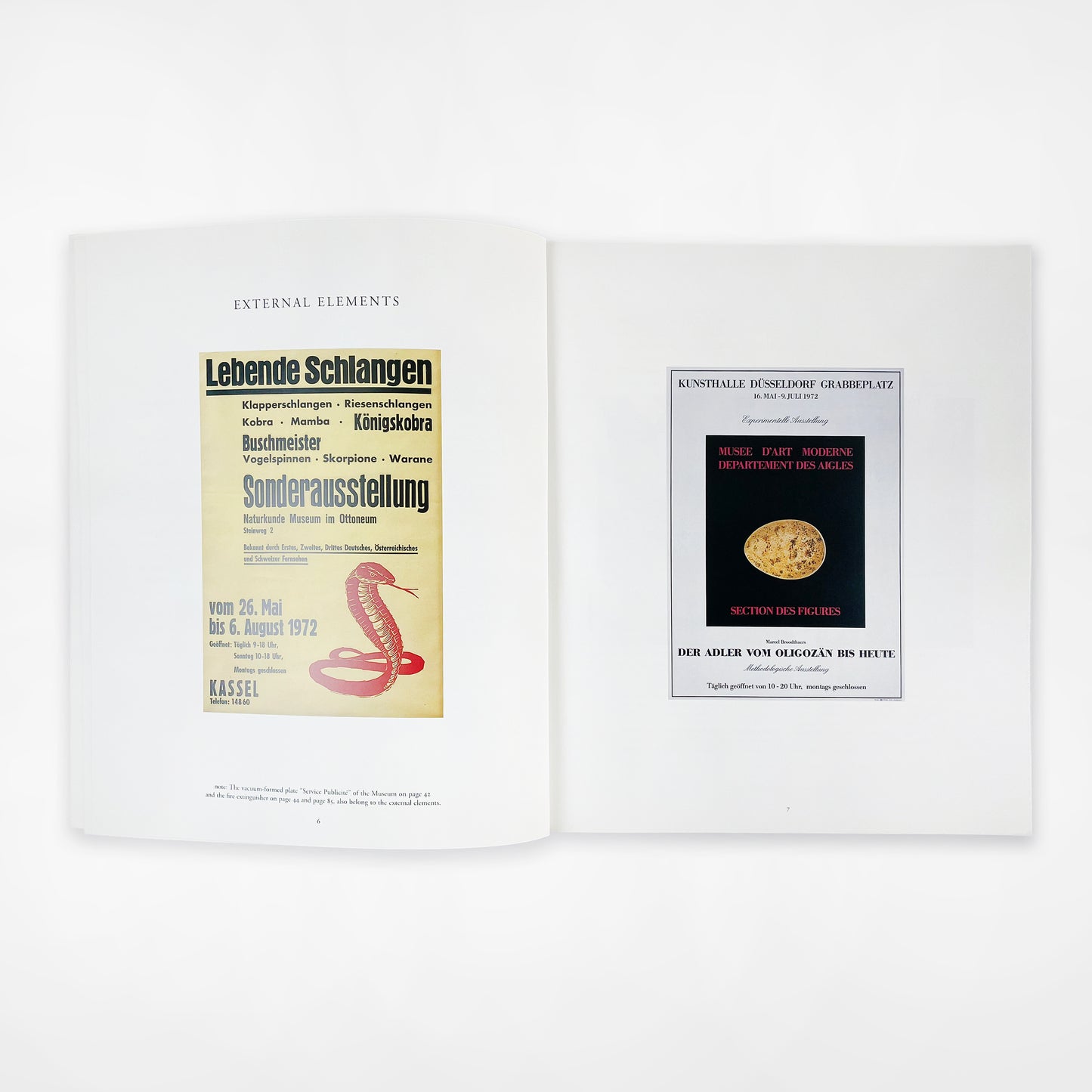 Marcel Broodthaers: Musée D'art Moderne, Departement Des Aigles, Section Publicite