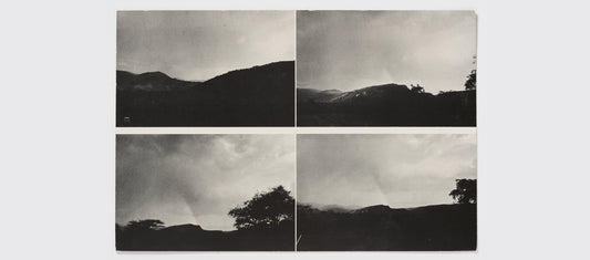 Richard Long: Rain Dance. August 24, 1969. The Rift Valley, East Africa. (A 3/4 Mile Travelling Piece Documented by 4 Photographs)